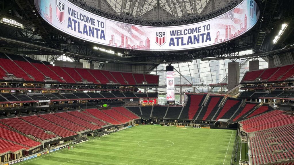 mercedes-benz stadium,stadium,mercedes benz stadium,mercedes benz stadium tour,mercedes-benz,mercedes-benz stadium robot,tour of mercedes benz stadium,mercedes-benz stadium 10 facts,mercedes-benz stadium cheap food,mercedes-benz stadium food prices,$1.6 billion mercedes-benz stadium,atlanta united mercedes-benz stadium,robotic dog patrols mercedes-benz stadium,mercedes-benz stadium ($1.6 billion) #shorts,football stadium