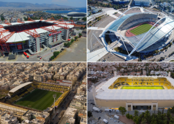 The 10 biggest stadiums in Greece by capacity