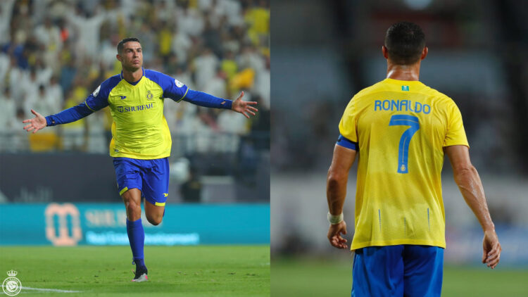 Cristiano Ronaldo posted a photo of himself “recharging” at a £700-per-night Saudi resort, his bloated feet startled followers.