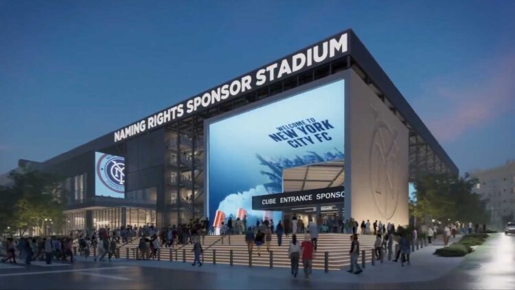 “The Cube” New Spectacular Stadium for New York City FC