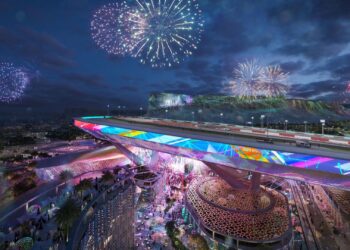 Saudi Arabia is building a $500 million F1 Track with a 20-floor high first turn