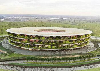“World’s first garden stadium” Serbia is building the new 60,000 seat stadium in Belgrade