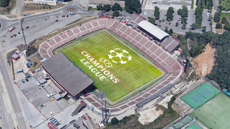Very small stadiums, but they will play in the Champions League next season!