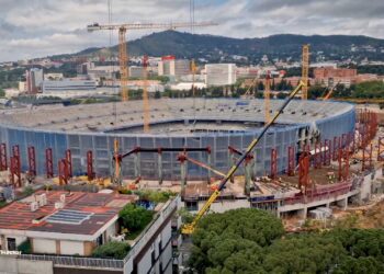The new Spotify Camp Nou is taking shape