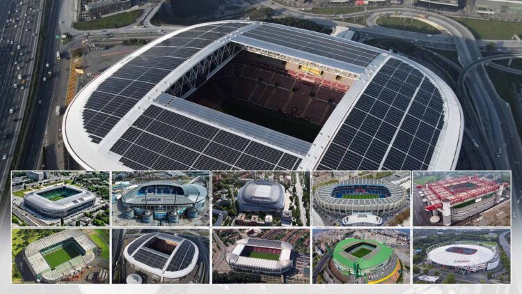 All the Stadiums of the Champion teams in Europe 2024