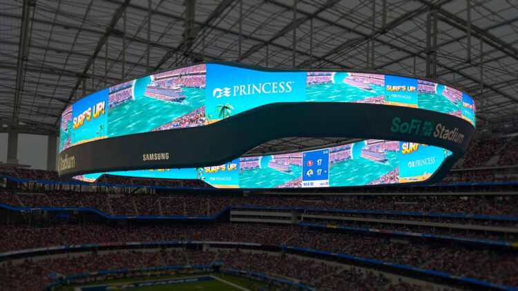 Technological Marvel Stadiums with 360-degree video board