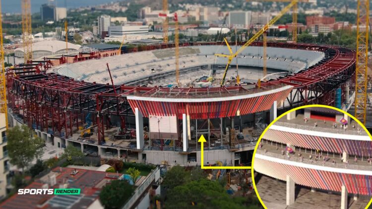 Spotify Camp Nou Construction Progress Spetember 2024