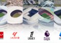 Which of the top 5 European leagues built the newest stadiums in the 21st century?