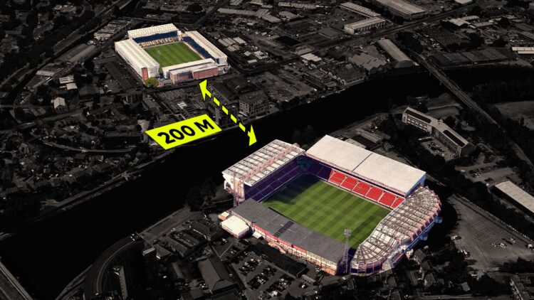 The Closest Stadiums in the United Kingdom