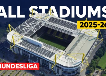 All Bundesliga Stadiums for the 2025–26 Season – From Giants to Hidden Gems!